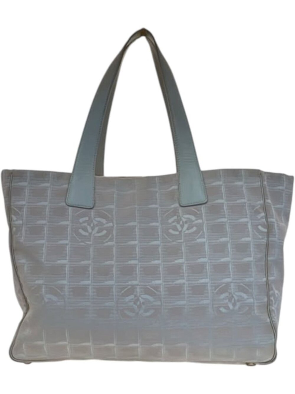 525206CR C2 Chanel Tote Bag Pink Canvas